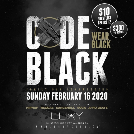 Luxy 2020 - Code Black